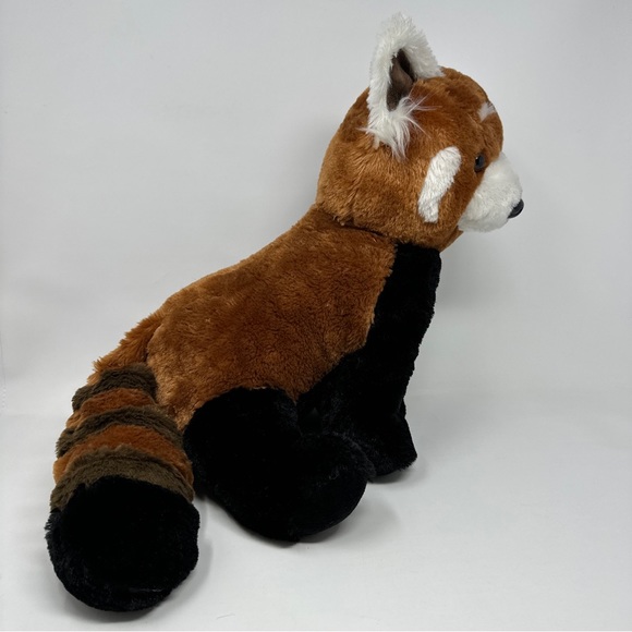 Fiesta Red Panda Fox Black Brown 16" Plush Stuffed Animal Toy Clean - Picture 3 of 12